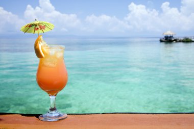 Tropical Drink Paradise clipart