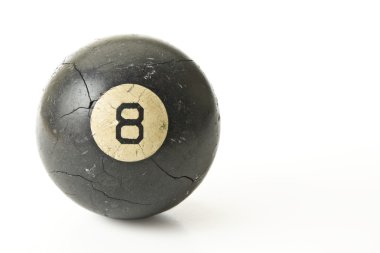 Well Used Eight-Ball clipart