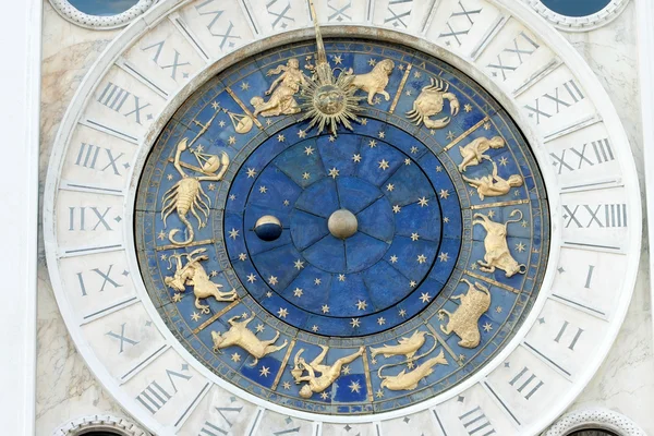Астрономічний годинник марки St — стокове фото