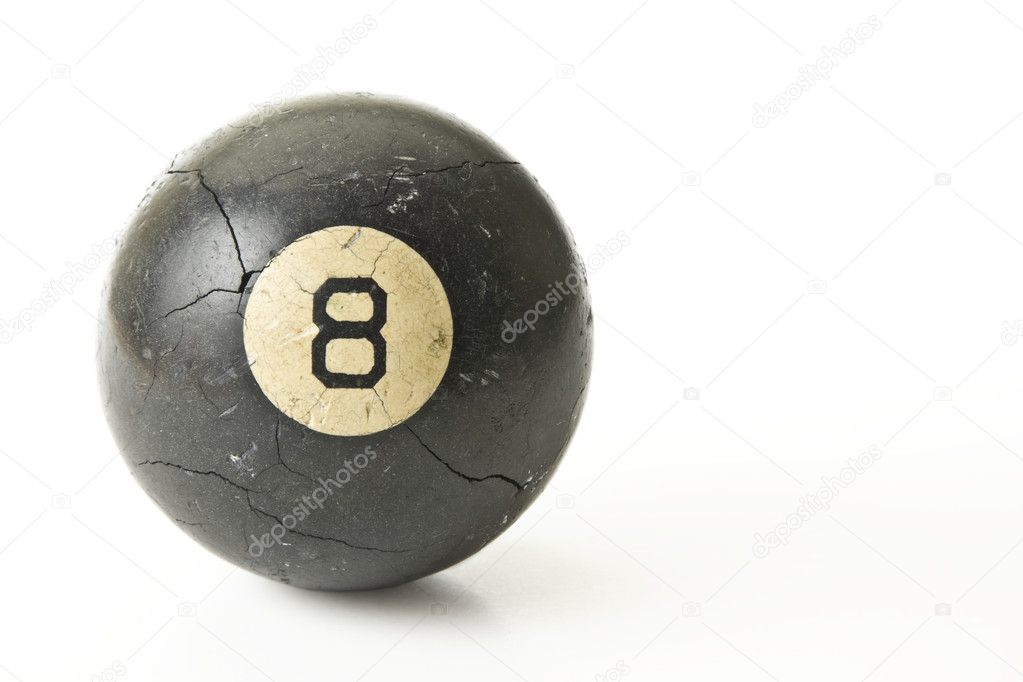 Well Used Eight-Ball