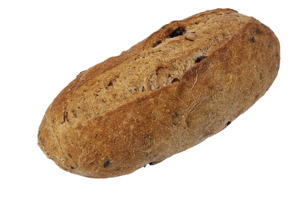 Pão artesanal com sabor a azeitona — Fotografia de Stock