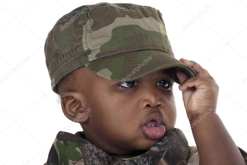 Child in uniform