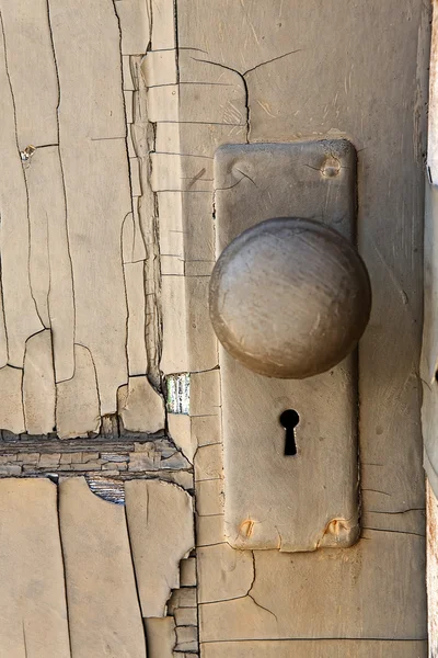 stock image Old door lock and knob