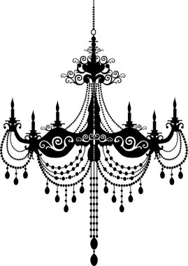 Chandelier pattern clipart