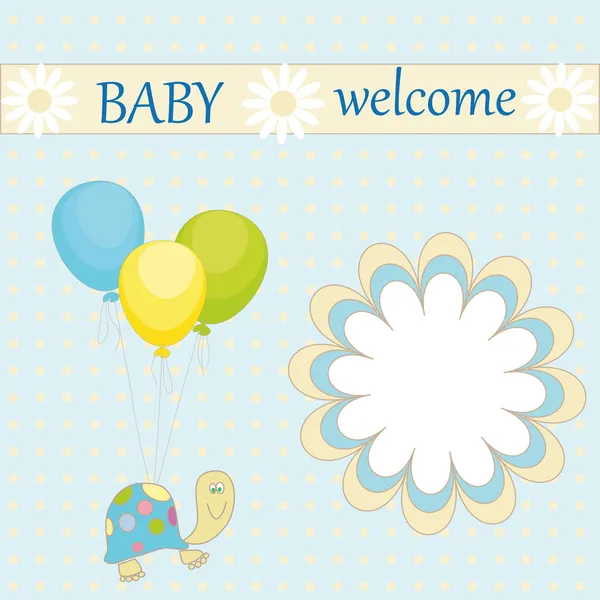 Stock vector Baby welcome