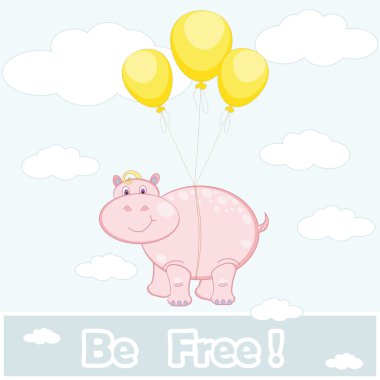 Hippopotamus clipart