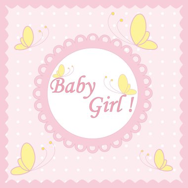 Baby girl, card