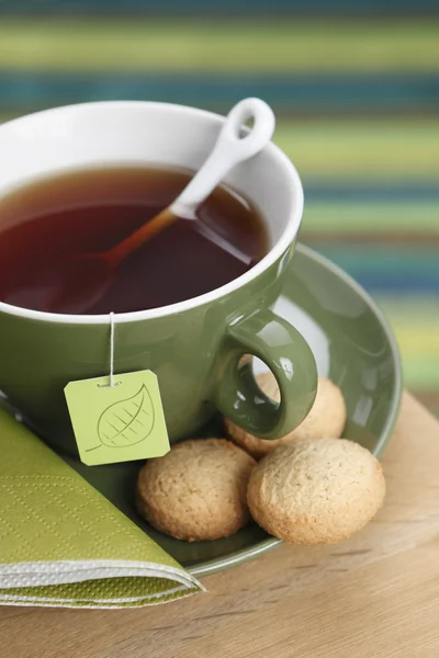 Чай и печенье Стоковое Фото