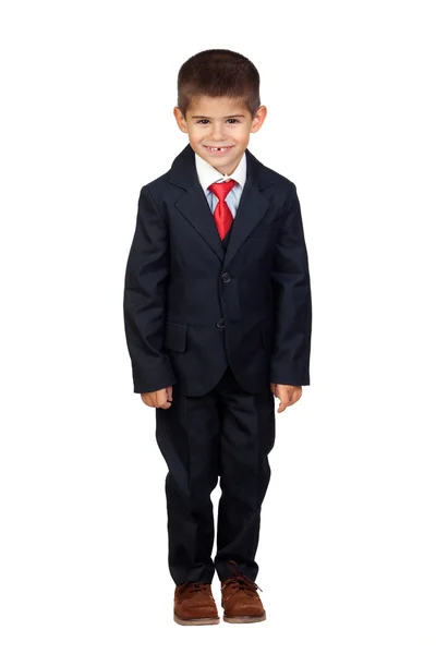 Маленький бизнесмен — стоковое фото