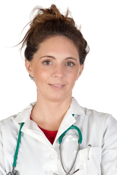 Krásný doktor žena — Stock fotografie