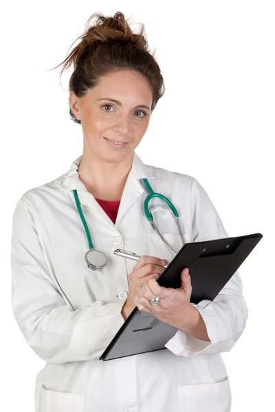 Medico donna fare rapporto — Foto Stock