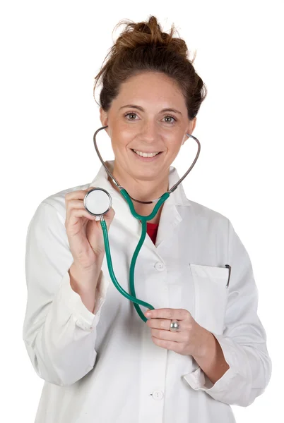 Güzel doktor kadın — Stok fotoğraf