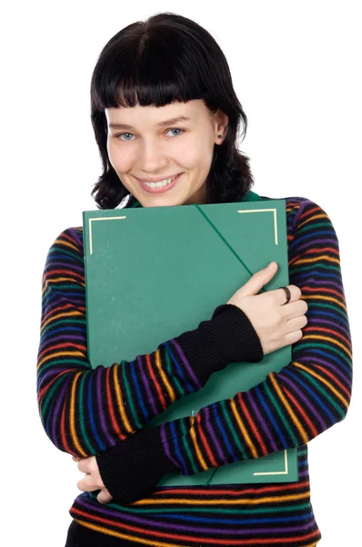 Attractive girl student — Stock Photo, Image