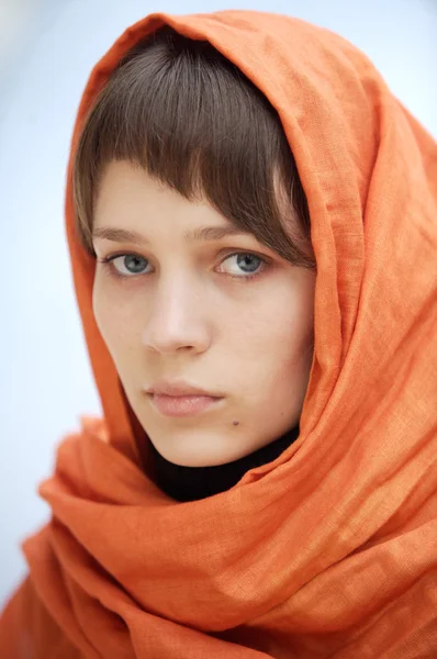 stock image Attractive woman with veil