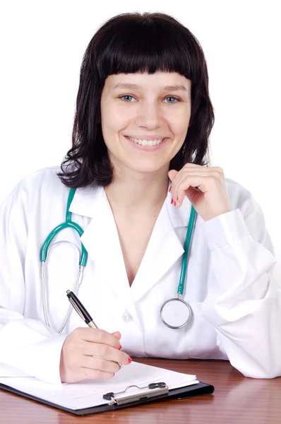 Ελκυστική γυναικείος γιατρός — Φωτογραφία Αρχείου