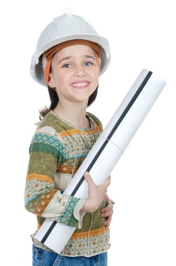 Future engineer girl clipart