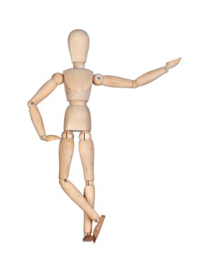 Wooden mannequin clipart