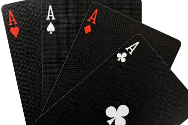 Poker of aces clipart