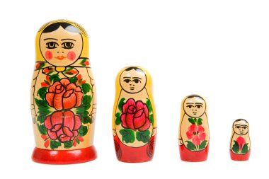 Russian doll clipart