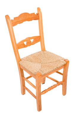 Wooden chairo of home clipart