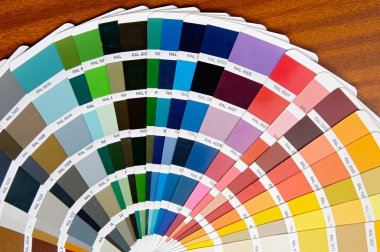 Fan of colors clipart