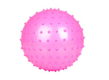 Pink ball with spikes clipart