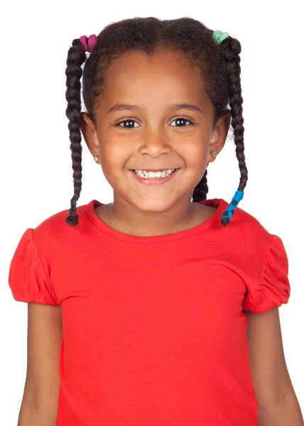 Adorable african little girl — Stock Photo, Image