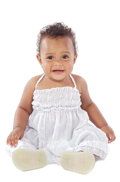 Schattig gelukkig baby — Stockfoto