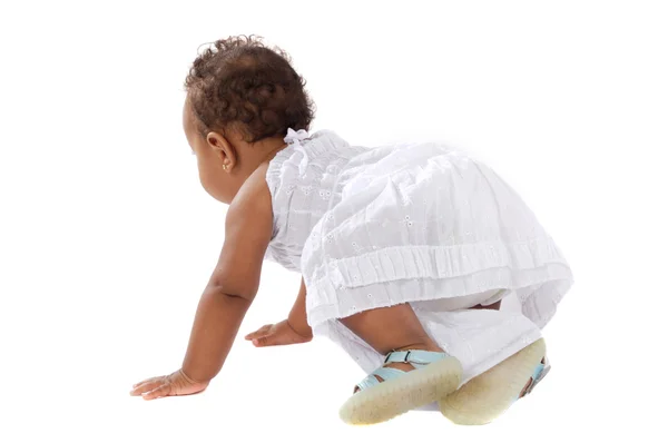 Baby lernt laufen — Stockfoto