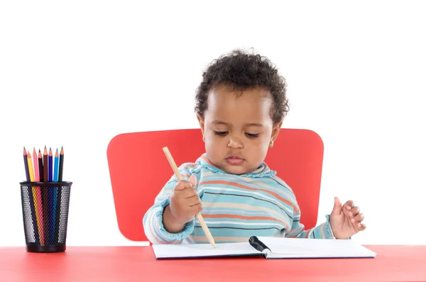 Adorable baby student — Stock Photo, Image