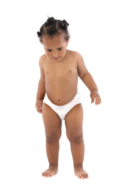 Afrikanisches Baby mit Windel — Stockfoto