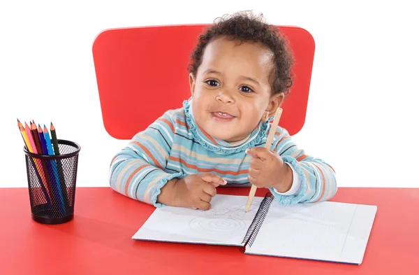 Adorable baby student — Stock Photo, Image