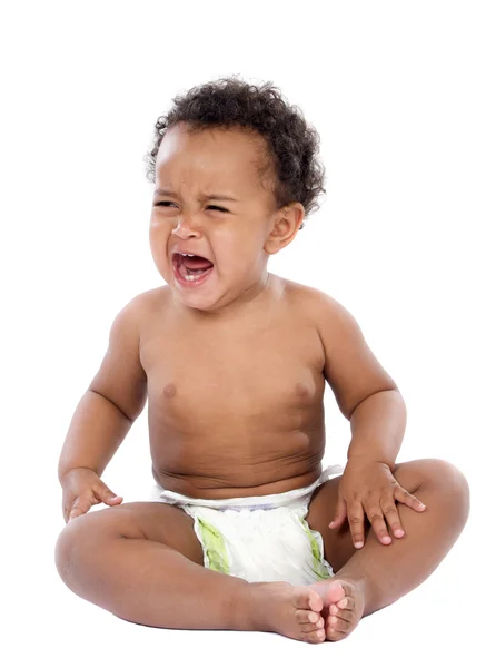 Entzückendes Baby weint — Stockfoto