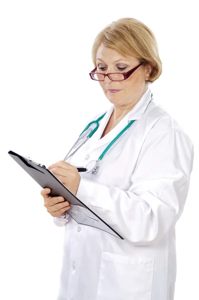 Doctor writing — Stock Photo, Image