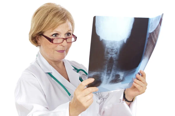 Ärztin Radiologin — Stockfoto
