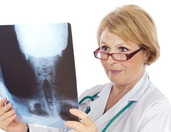 Femme médecin radiologue — Photo