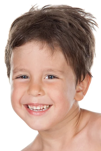 Sevimli çocuk gülümseyen — Stok fotoğraf