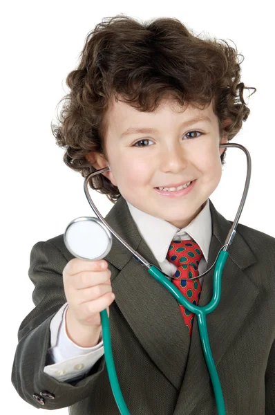 Adorable futuro médico — Foto de Stock