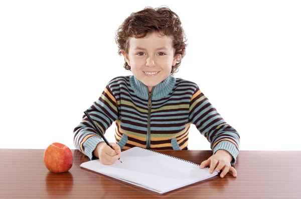 Adorabile ragazzo studiare — Foto Stock
