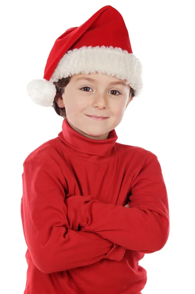 Adorable boy in christmas — Stock Photo, Image
