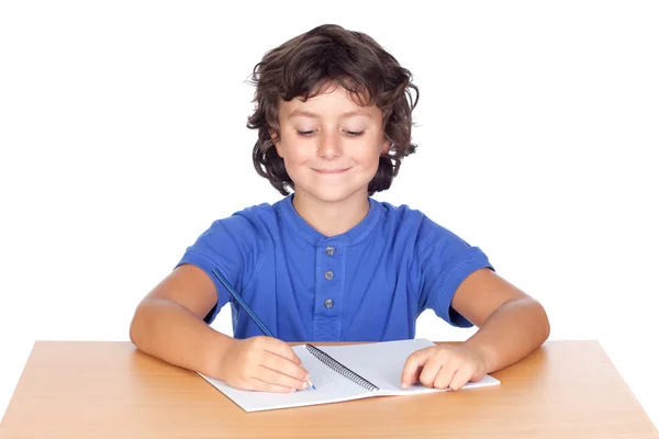 Student child studying — Stock Photo, Image