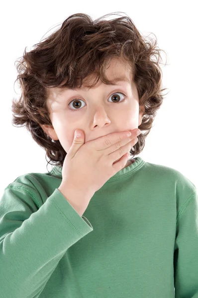 Surprised adorable child — Stock Photo, Image