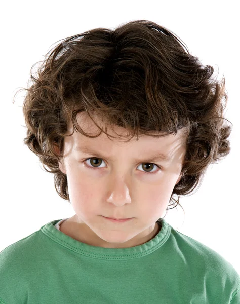 Handsome boy angry — Stock Photo, Image