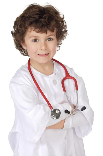 Adorável futuro médico — Fotografia de Stock
