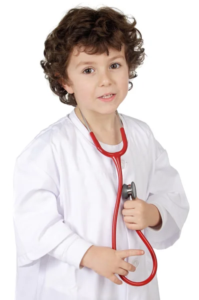 Adorabile futuro medico — Foto Stock