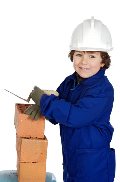 Adorable futuro constructor — Foto de Stock