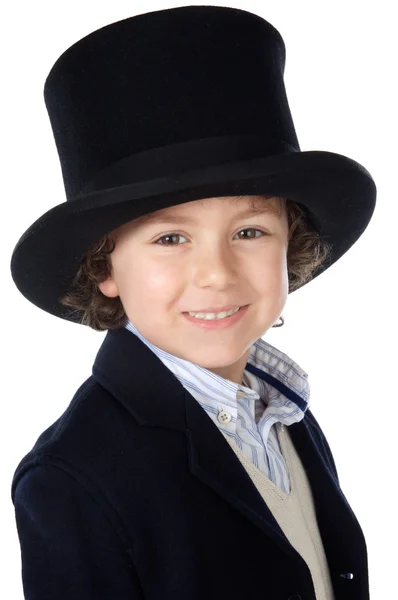 Adorable child with hat — Stock Photo, Image