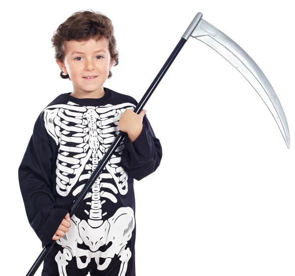 Junge zu Halloween — Stockfoto