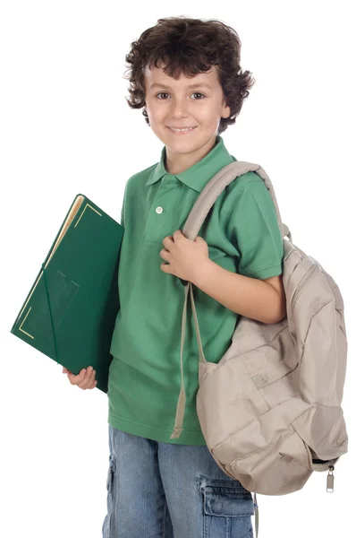 Adorable enfant étudiant — Photo