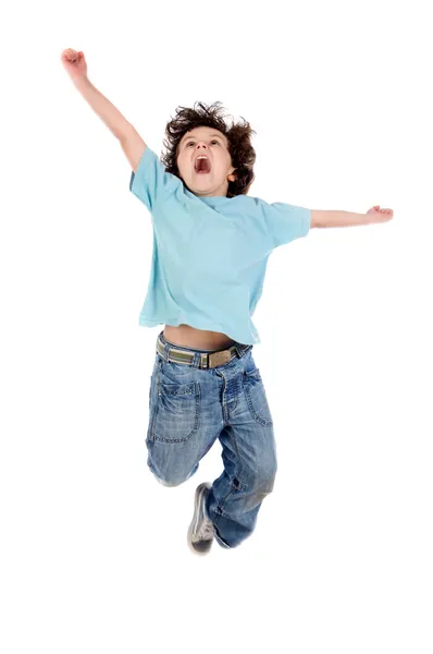跳跃的儿童 — 图库照片
